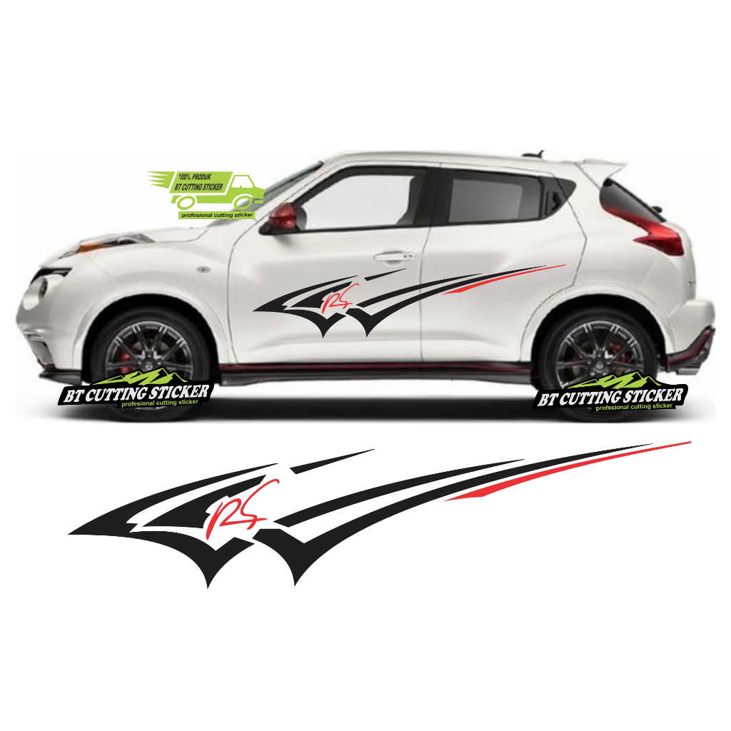 NJK33 stiker mobil nissan juke stiker mobil juke sticker mobil nissan juke stiker body stiker