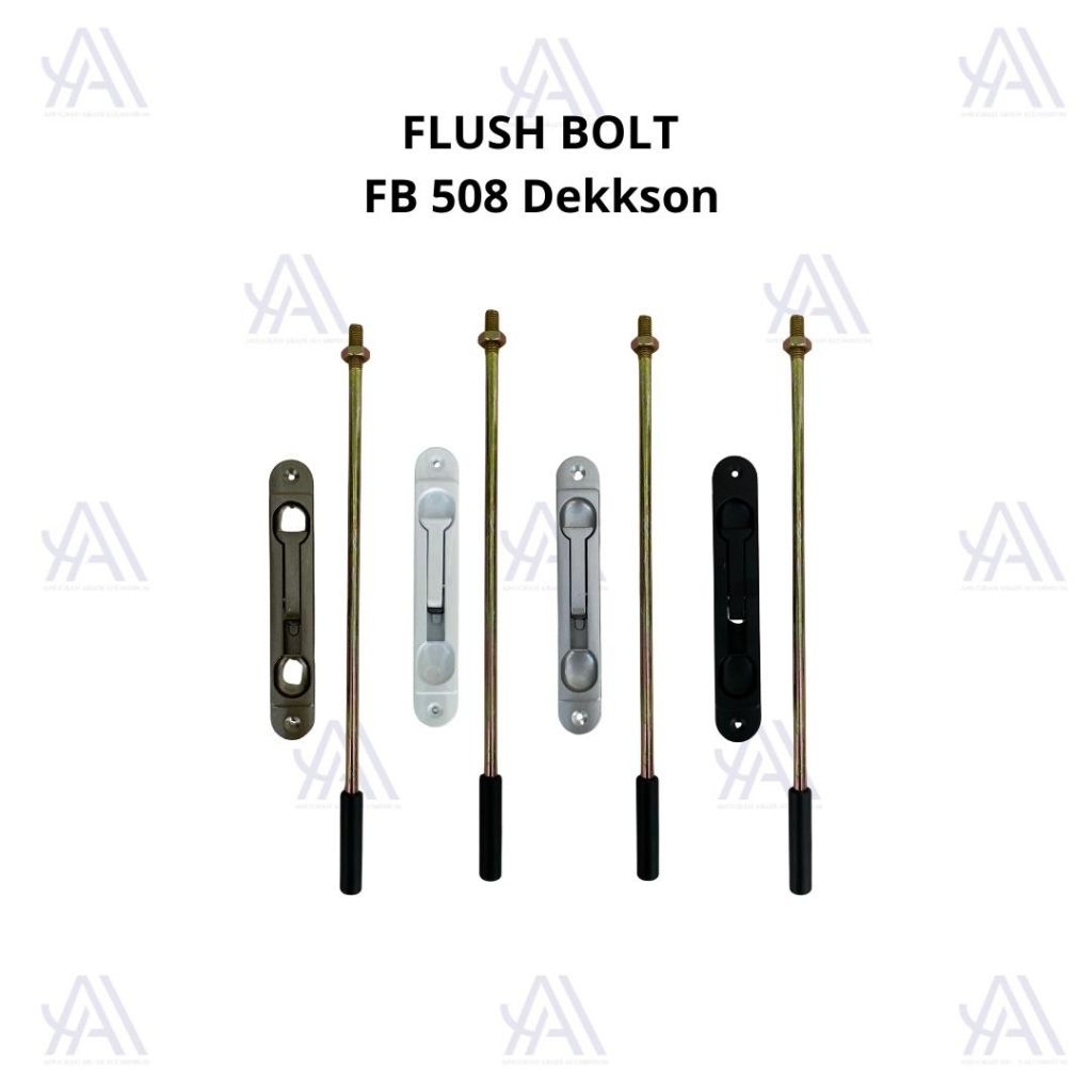 Flush Bolt / Spartan Selot Pintu / Grendel Tanam  Alumunium Dekson FB - 508