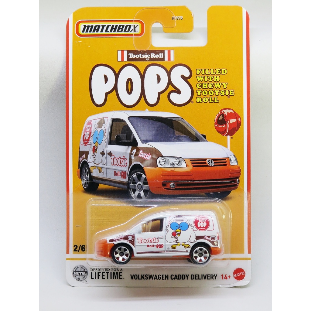 Matchbox VW Volkswagen Caddy Delivery - POPS - White
