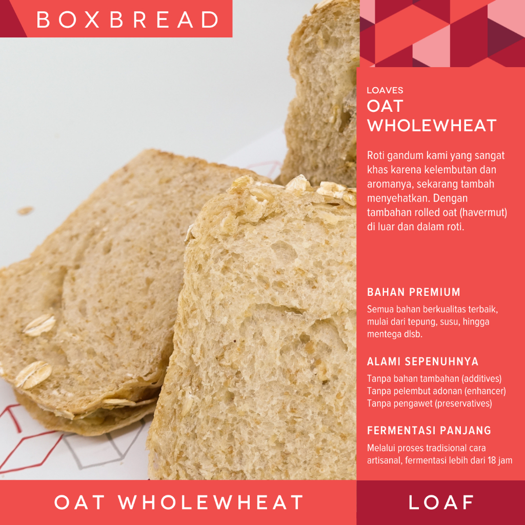 

Roti Oatmeal Whole Wheat Bread