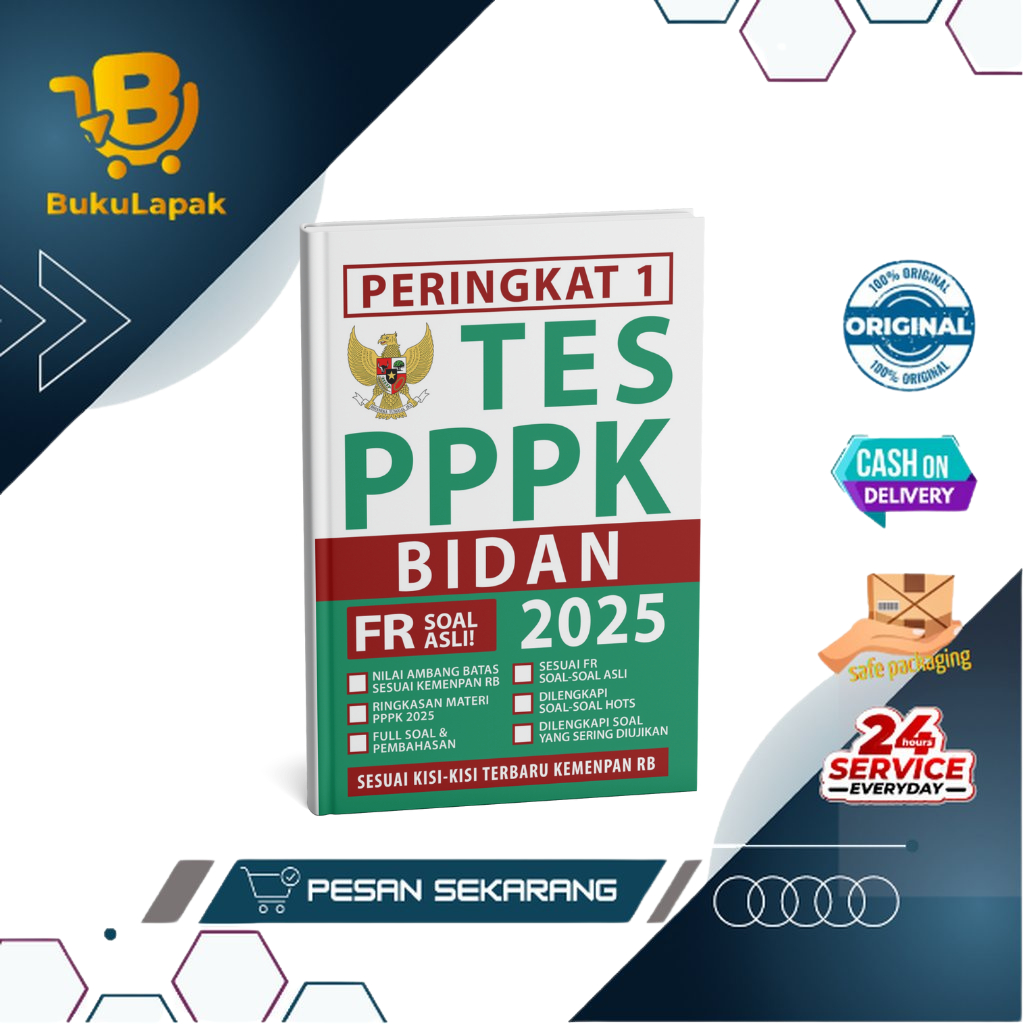 Buku CPNS PPPK - Peringkat 1 PPPK BIDAN 2025 - PPPK Bidan