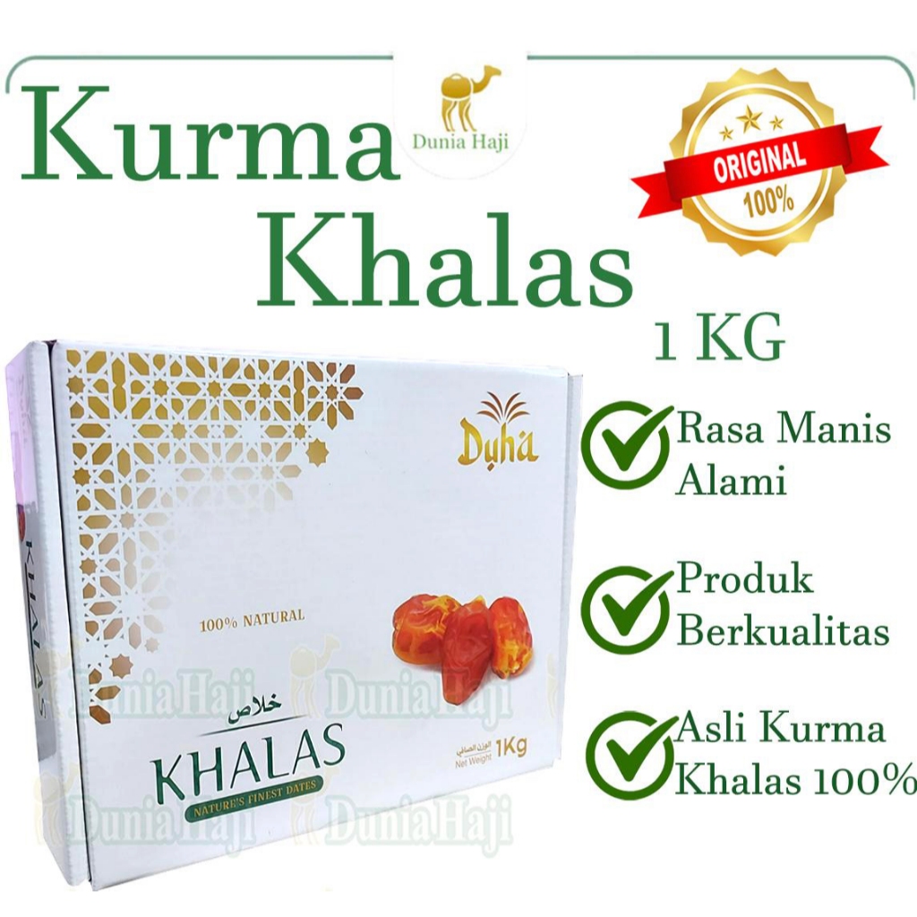 

Kurma KHALAS Premium / Kurma Kholas Premium Original Oleh Oleh Haji dan Umroh