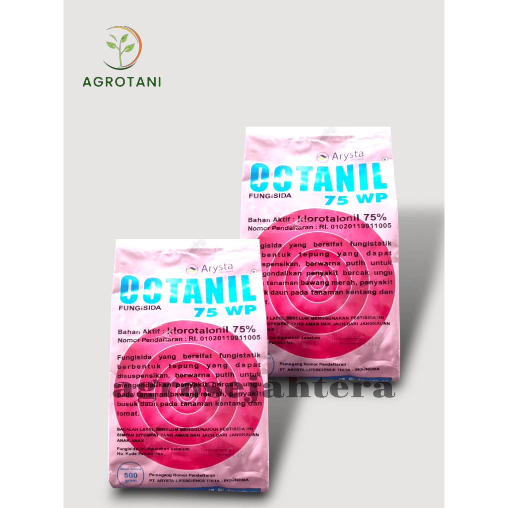 FUNGISIDA - OCTANIL 75WP - 500GRAM -ARYSTA klorotalonil daconil centro