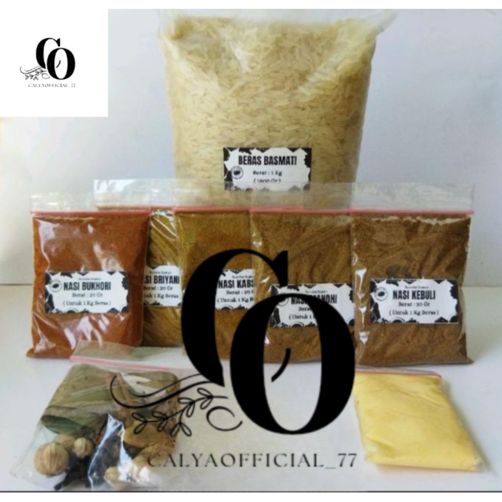 

Bumbu Instan Nasi Kebuli Beras Basmati 500gr Lengkap Dengan Rempah Tinggal Saji