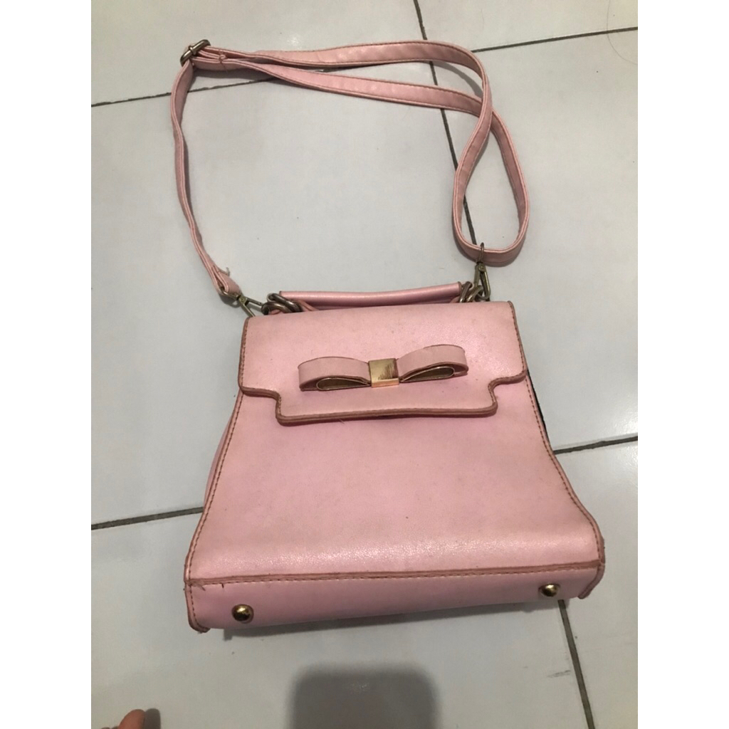 tas preloved warna pink