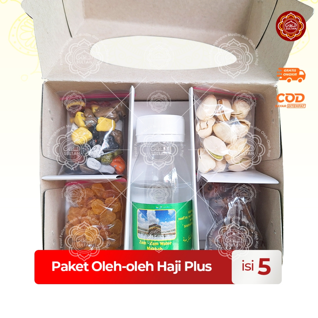 

[PROMO HEMAT] Paket Oleh Oleh Haji Umroh Hemat Isi 5 Hampers Souvenir Haji Umroh