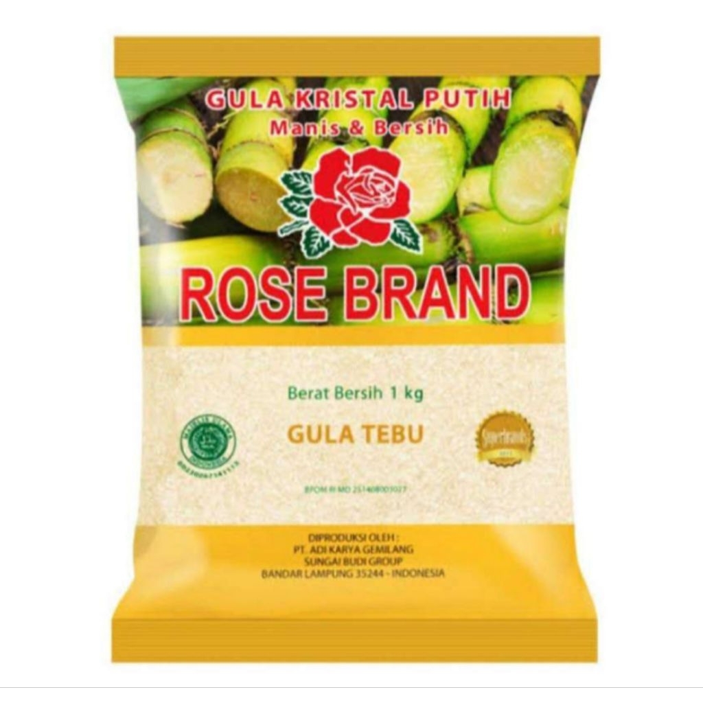 

Rose Brand Gula Pasir Tebu Kuning 1000 g
