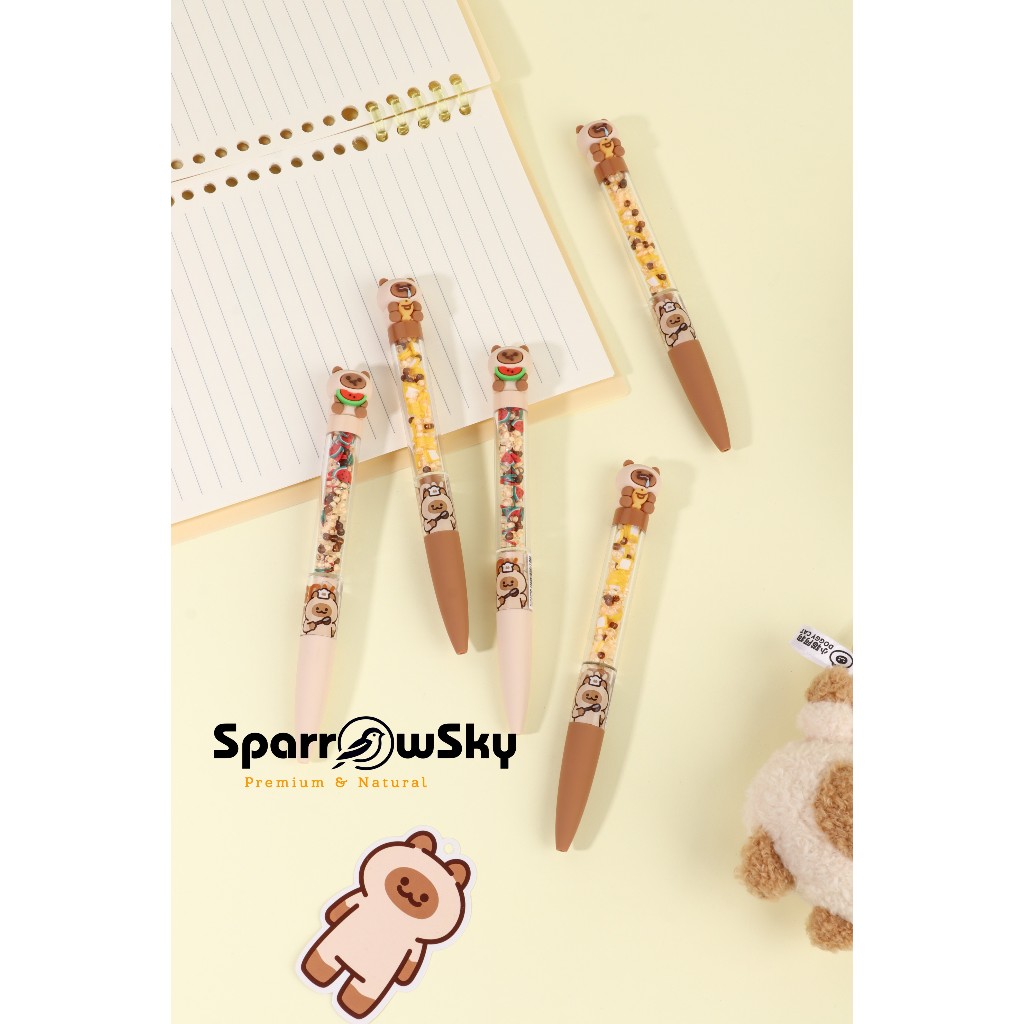 

SPARROW KUKI Pen Silikon / Silicone Pen / Pen Karakter Lucu Cantik TRENDY FUN PEN - DOGGY CAT (8334)