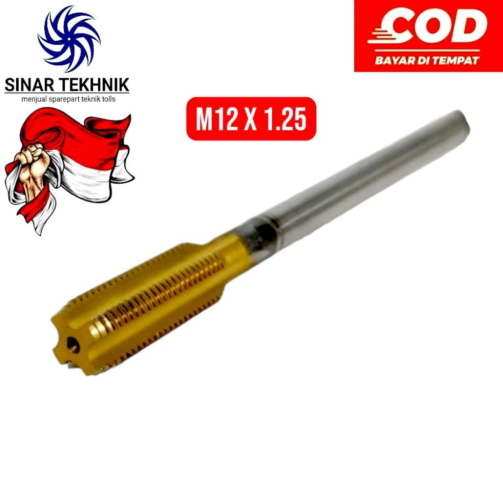 Tap M12 x 1.25 Tap Baut 17 Panjang 150mm OSG Bukan Yamawa