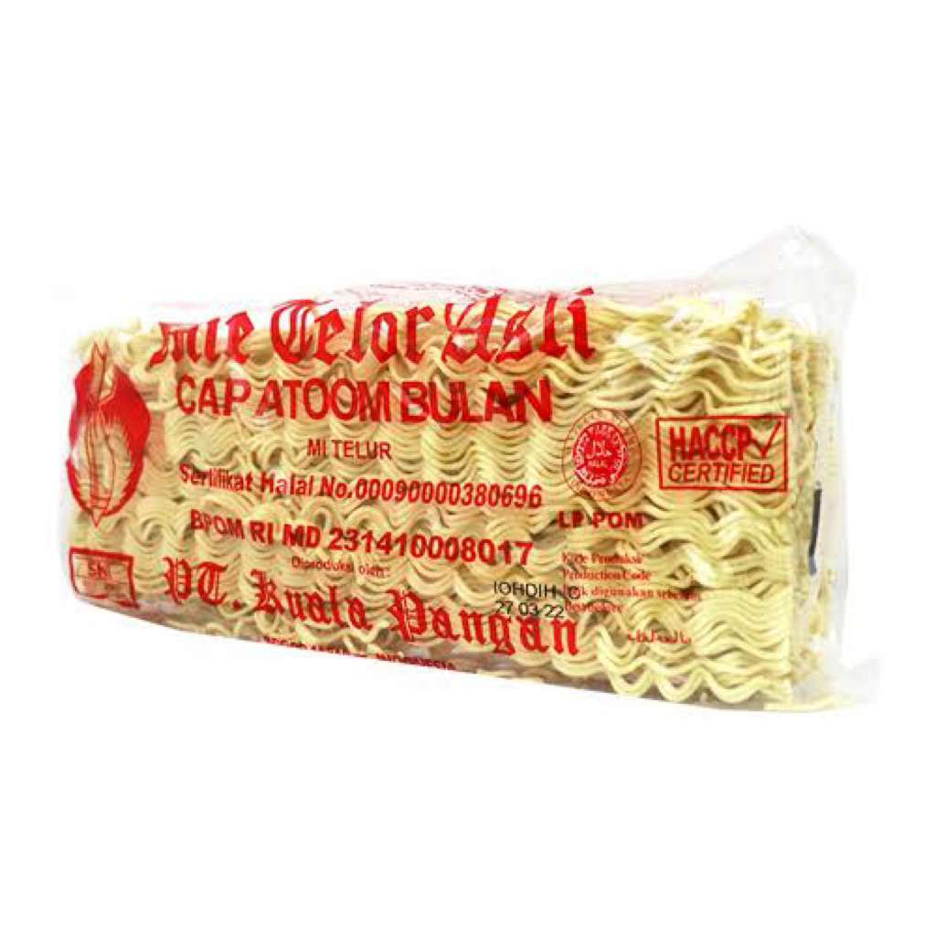 

Mie Telor Cap Atom Bulan 200 Gram