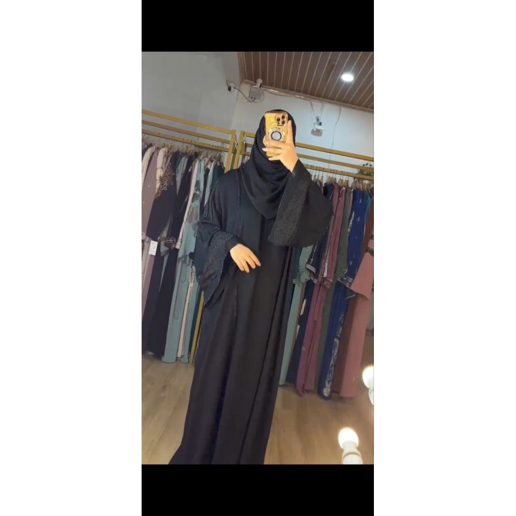 Abaya Mesir Original Model Tangan RendaPremium