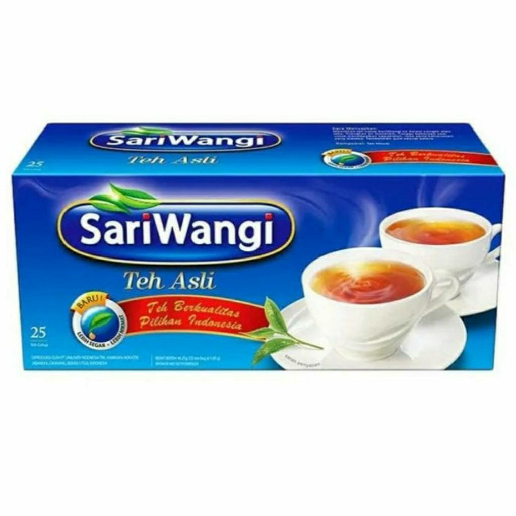 

Teh celup Sariwangi ( 1dus isi 25pcs ) by pasar Tasik online