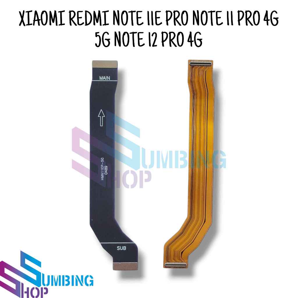 Flexible Ui Board Xiaomi Redmi Note 11E Pro Note 11 Pro 4G 5G Note 12 Pro 4G Flexible Penghubung Mes