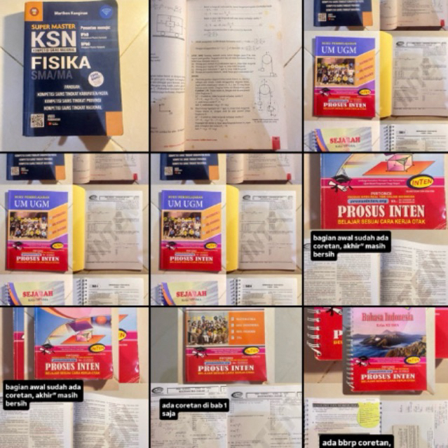 buku inten • buku ksn fisika preloved