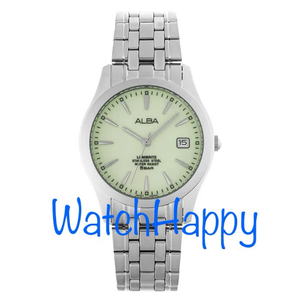JAM TANGAN ANALOG ALBA AXHK99X1 / AXHK99 / AXHK99X LUMIBRITE DIAL QUARTZ MOVEMENT LUMIBRITE DIAL STA