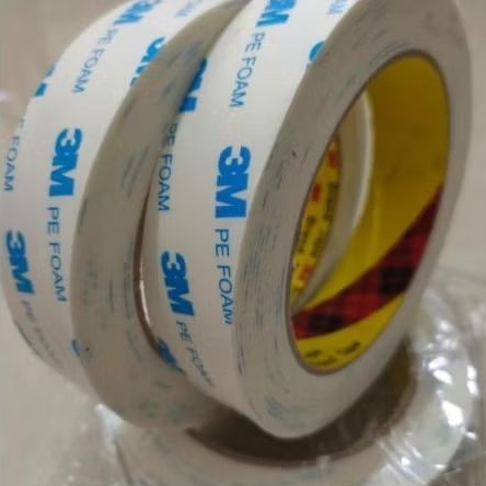 

3M Double Tape Putih/Pe foam perekat original 24mmx4,5mtr