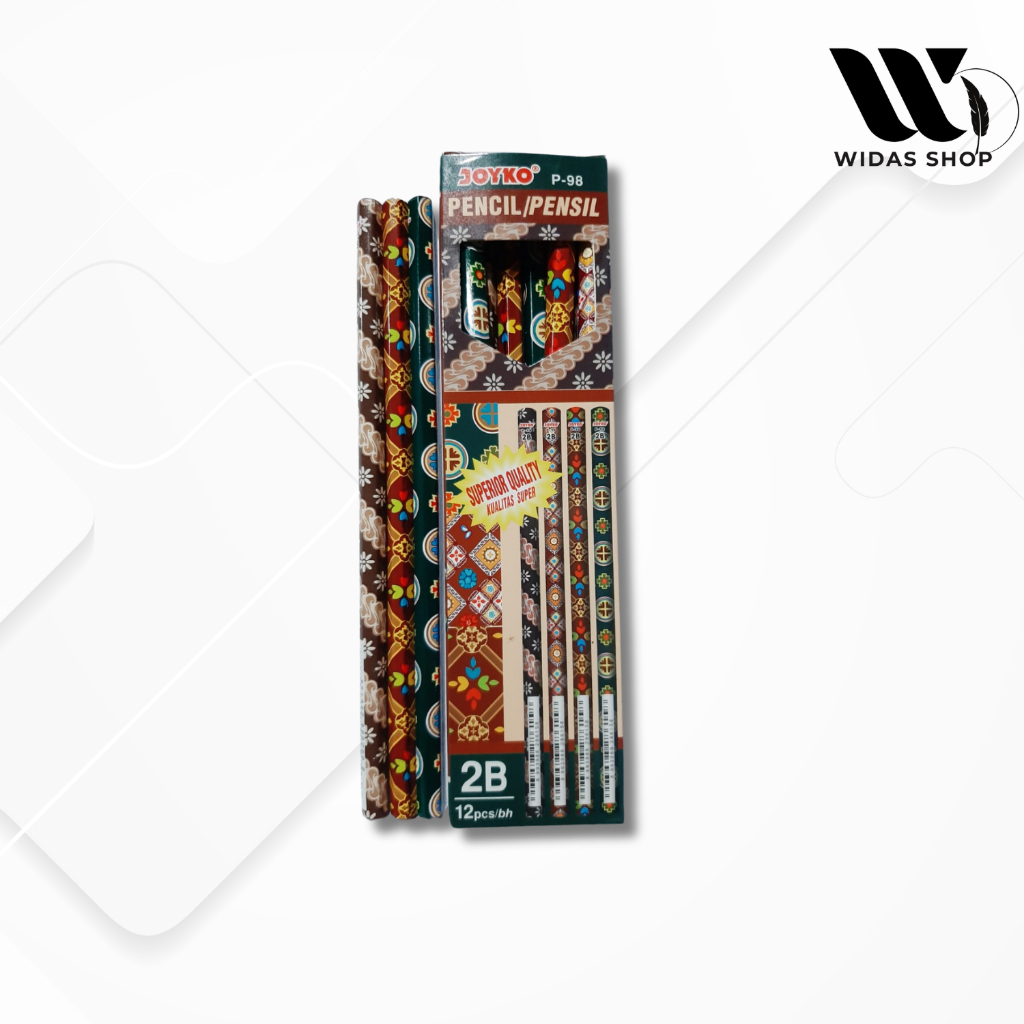 

Pensil 2B Joyko P-98 Motif Batik (12pcs)