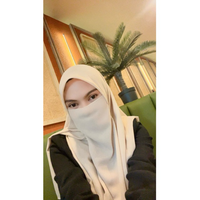 Hilya Hijab segi empat Set cadar