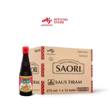 

SAORI® Saus Tiram Oriental Oyster Botol 270ml - 1 Karton