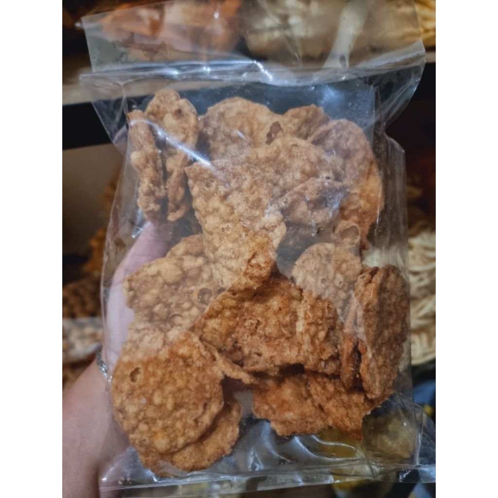 

Cemilan Kripik Tempe Pedas Manis 250gr