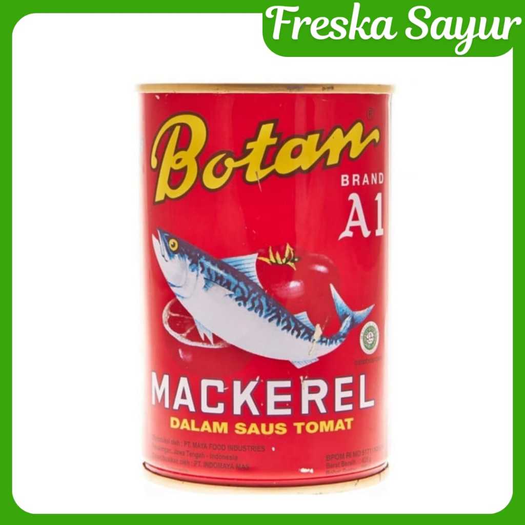 

Botan Sarden Mackerel Saus Tomat Kaleng 425 gr