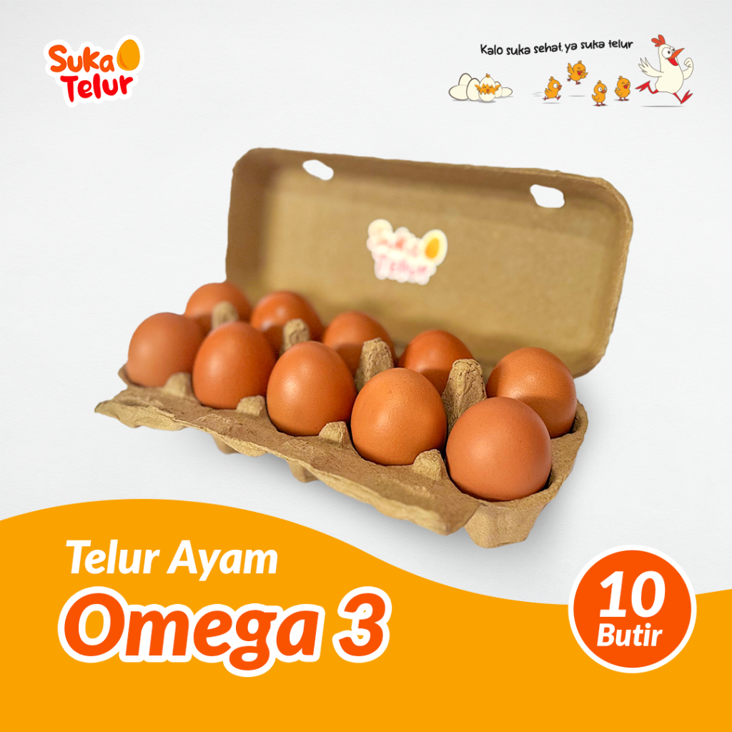

Telur Omega 3 Fresh - 10 Butir