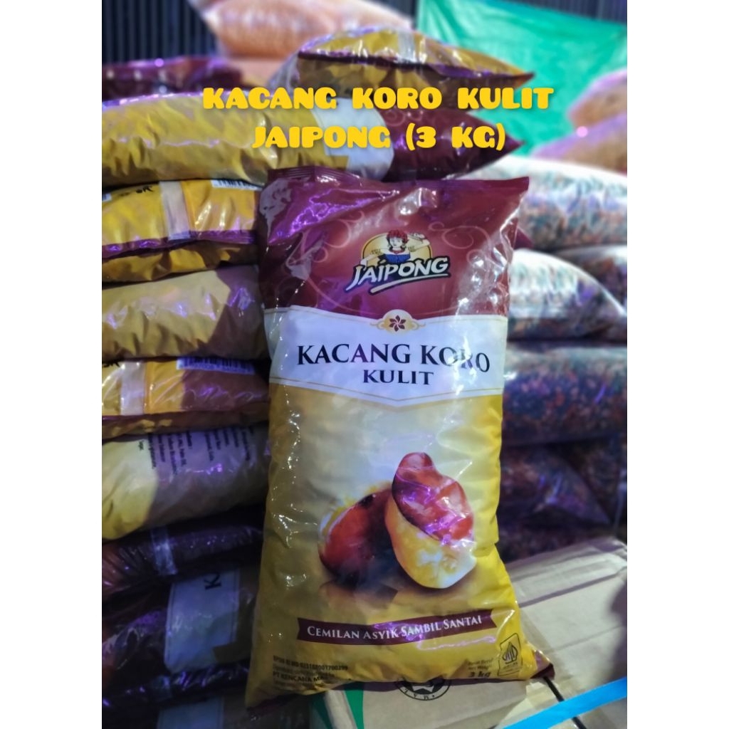 

KACANG KORO KULIT JAIPONG BAL 3 Kg