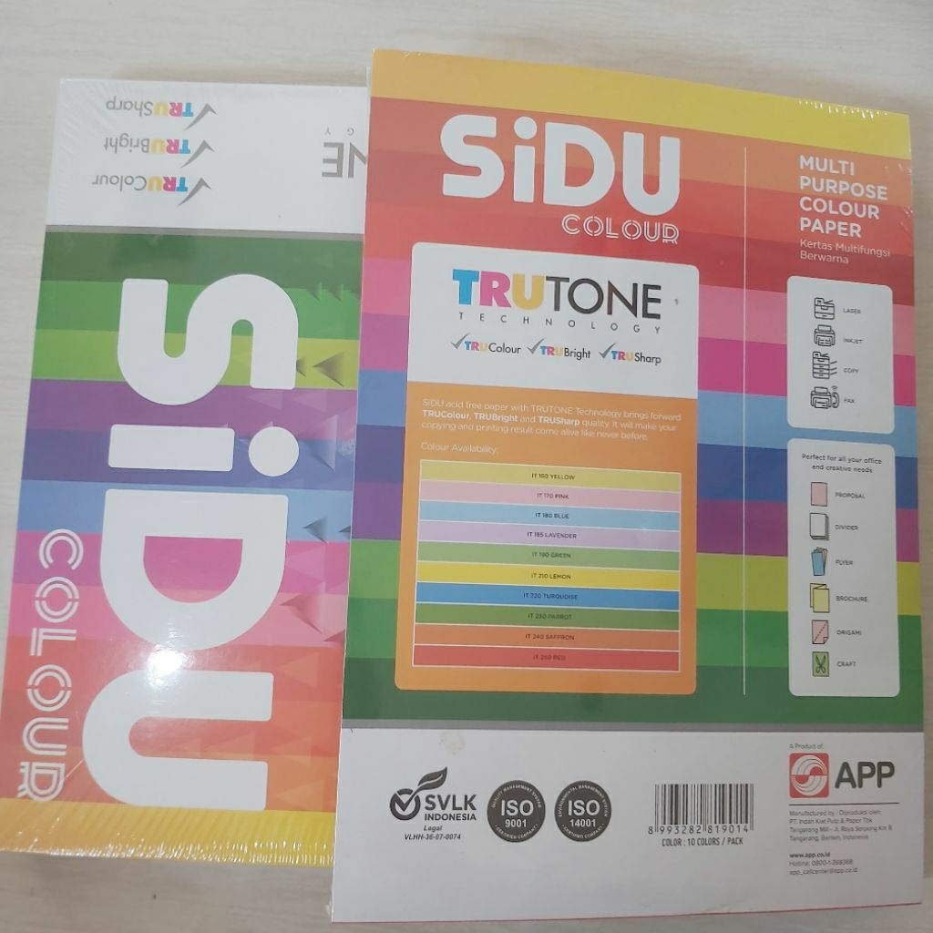 

KANAMI | Kertas Warna A4 SiDu Origami Paper 80gsm Repack 25, 50 Lembar.