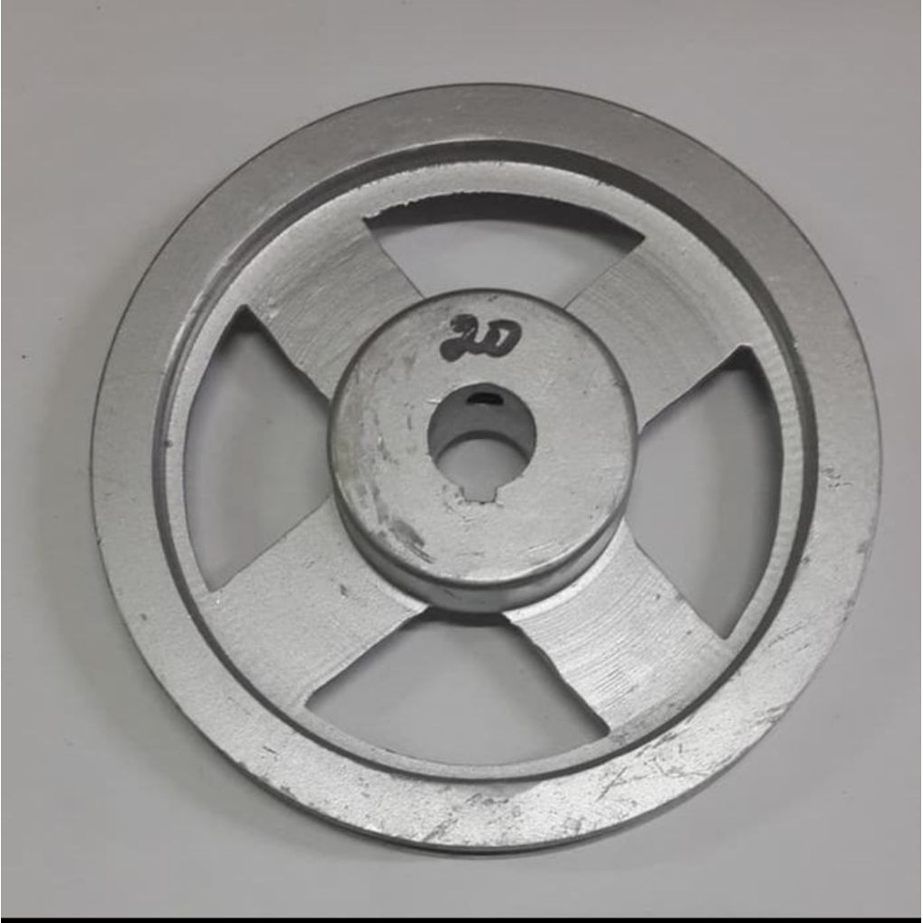 pulley pully A1 9" inch as 20 mm puli alumunium