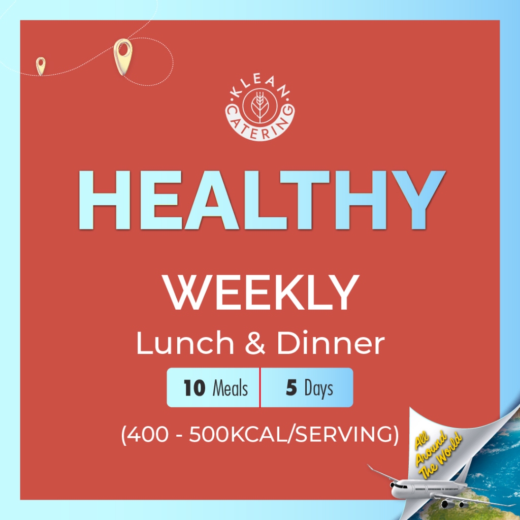 

Klean Healthy Diet Catering Sehat - Weekly L & D (10 Meals/5 Days)