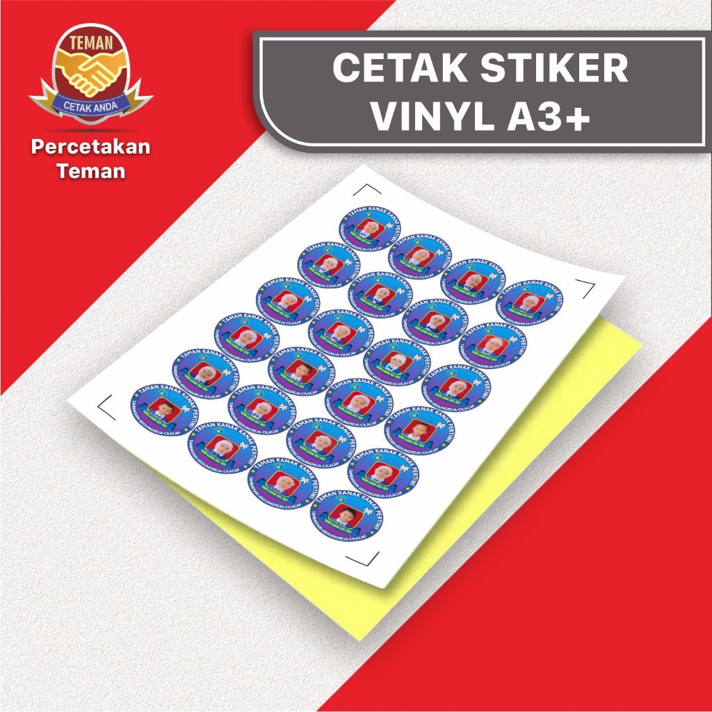 

Cetak Stiker Vinyl A3+ tanpa cutting SEHARI JADI | Cetak Stiker Label Kemasan | Label Usaha Makanan