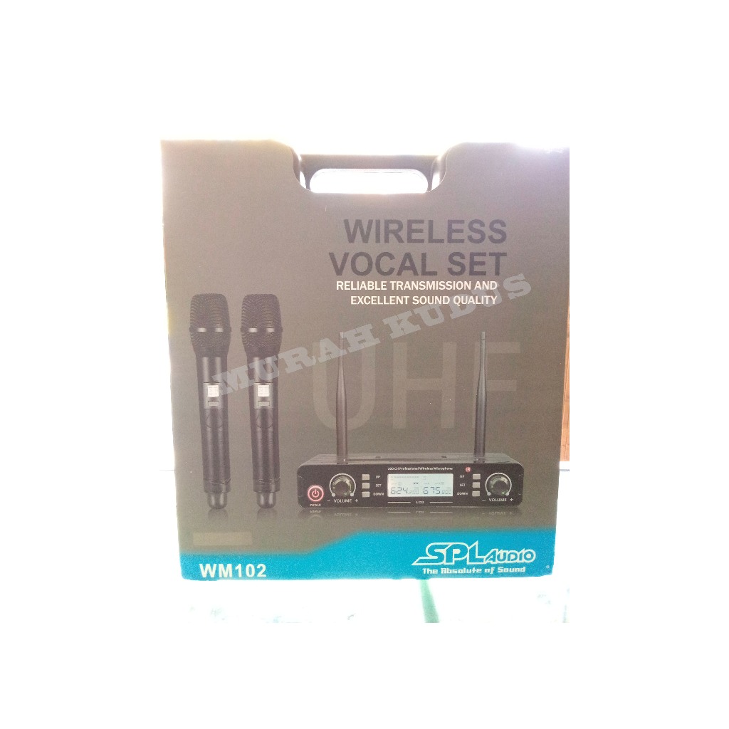 PROFESSIONAL MICROPHONE MIC WIRELESS SPL WM-102
