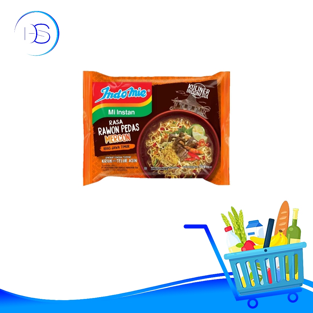 

INDOMIE MIE INSTANT RAWON PEDAS MERCON