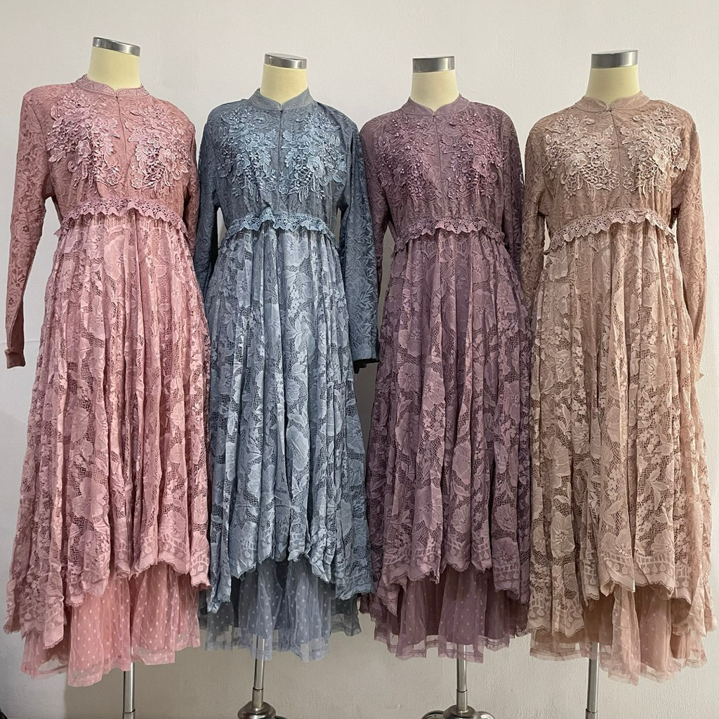 gamis brokat tutu YL65