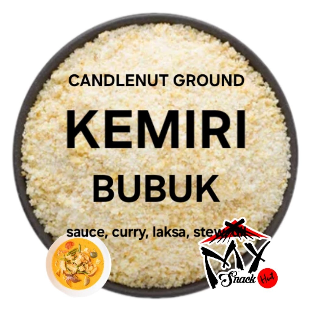 

KEMIRI BUBUK 100GR CANDLE NUT GROUND POWDER BERRY INDIAN WALNUT KUKUI BUAH KERAS KEKUNA SHILIFEN 石栗粉