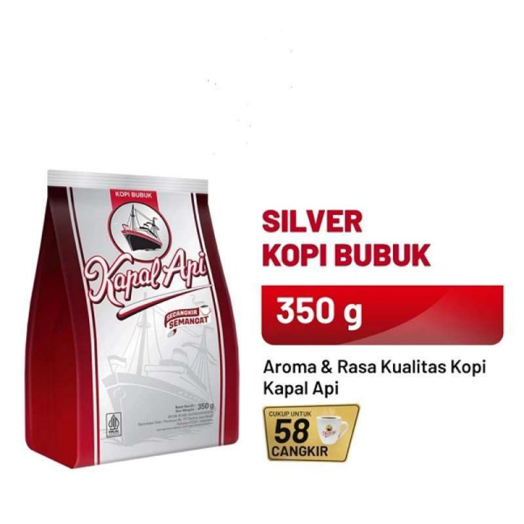 

Kopi bubik kapal api silver 350g