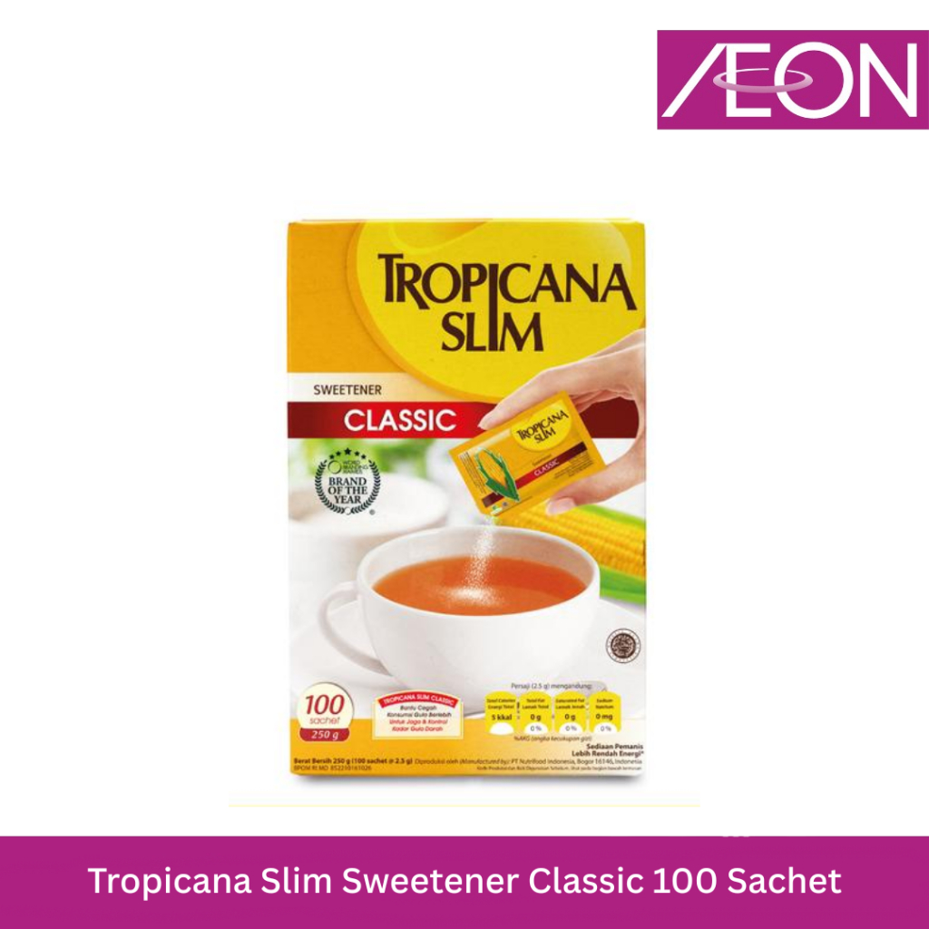 

Tropicana Slim Sweetener Classic 100gr