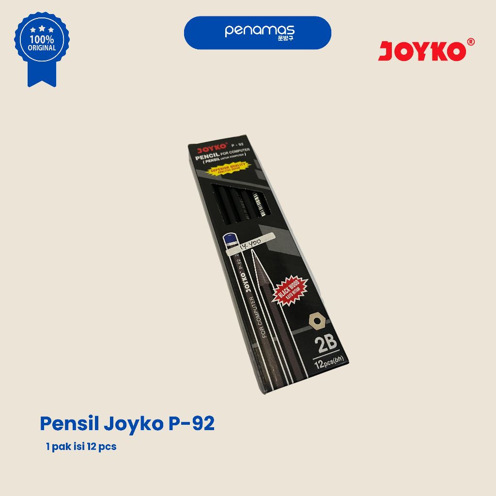 

PENSIL JOYKO P-92 (2B) / PAK