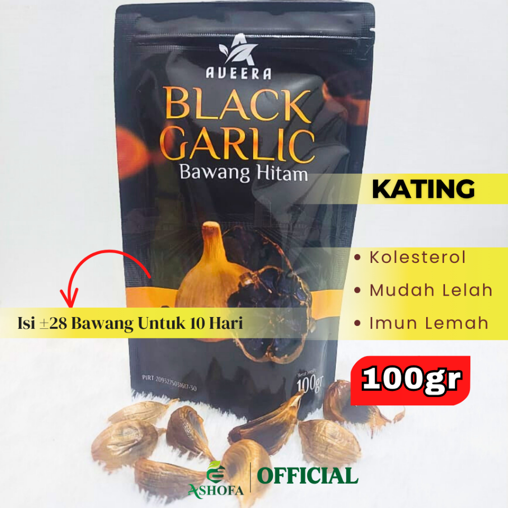 

Black Garlic Kating Original - Bawang Hitam 100gram Premium Herbal Kolestrol & Kesehatan