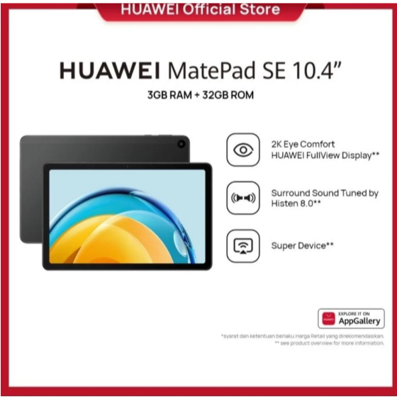 Huawei MatePad SE 10.4” Used Tablet - Matepad Kids Second Hand