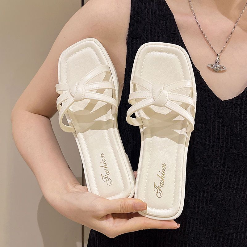 Sandal kasual wanita/sandal Datar/Slipper/Korean Import Jelly Soft Slipper Anti Slip