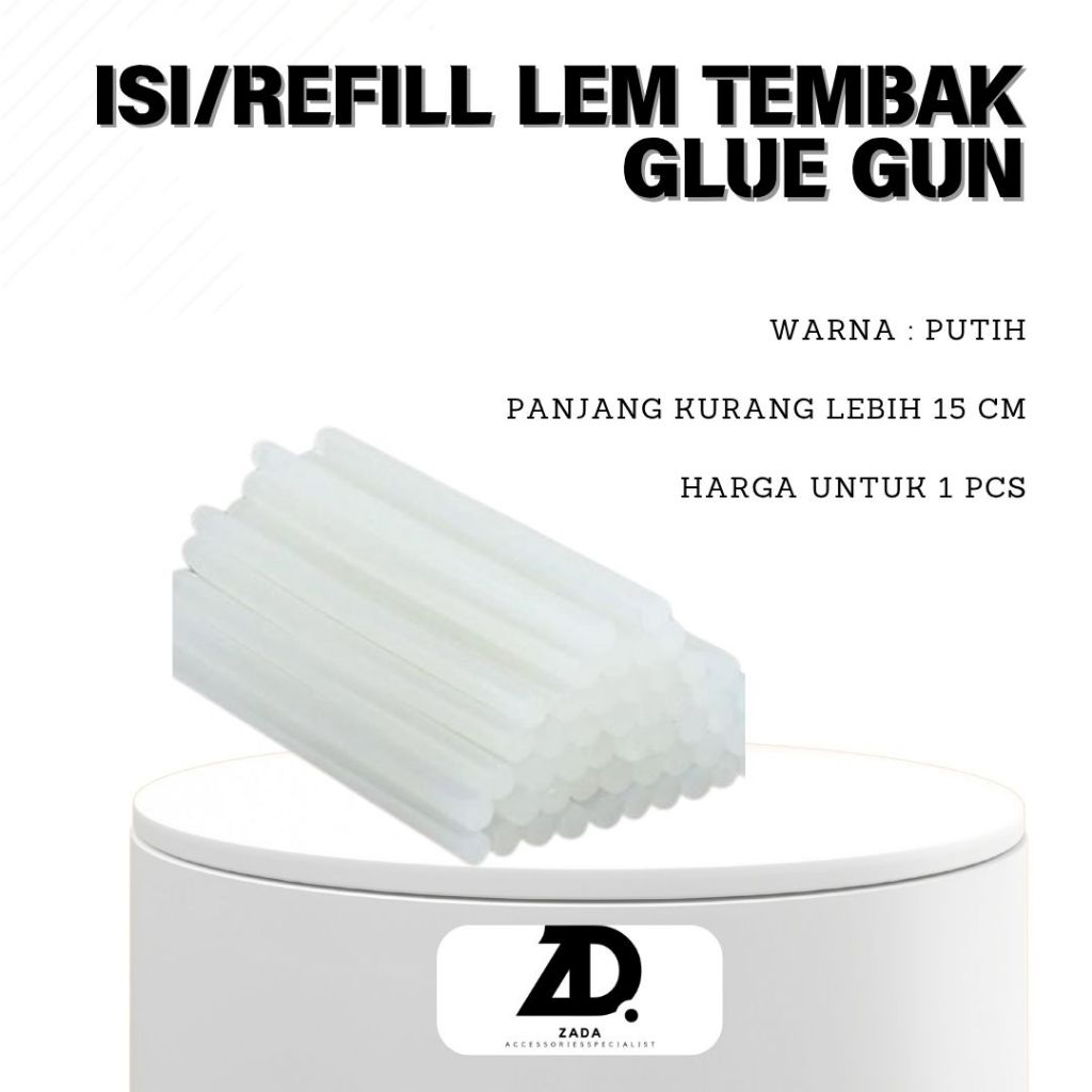 

Isi/Refill Lem Tembak Glue Gun Bakar Stick Lilin Putih Transparan Bening Murah Gratis Ongkir Bisa COD