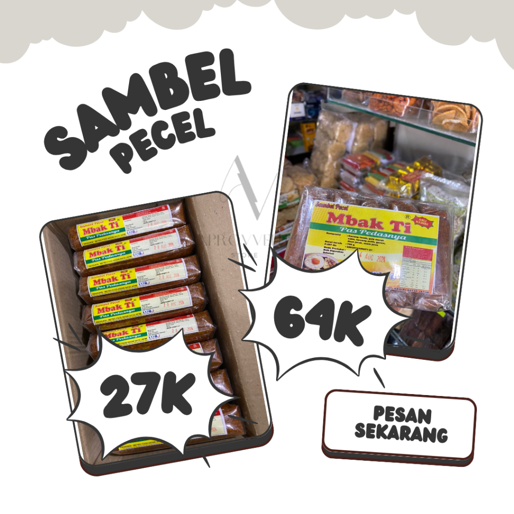 

Terbaru Sambel Pecel Mbak Ti 200gr 700gr Oleh Oleh Khas Kediri Pedas nya Pas