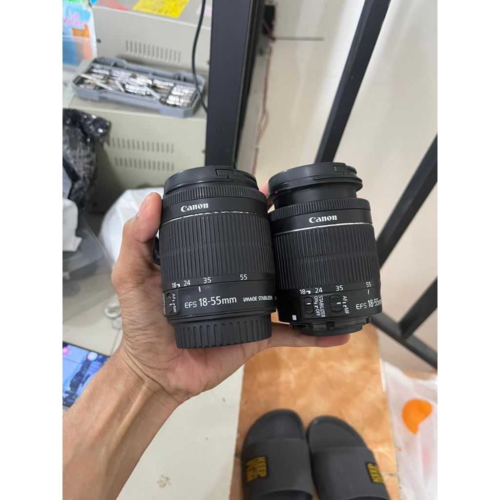 Lensa Kit Canon 18 55 mm IS