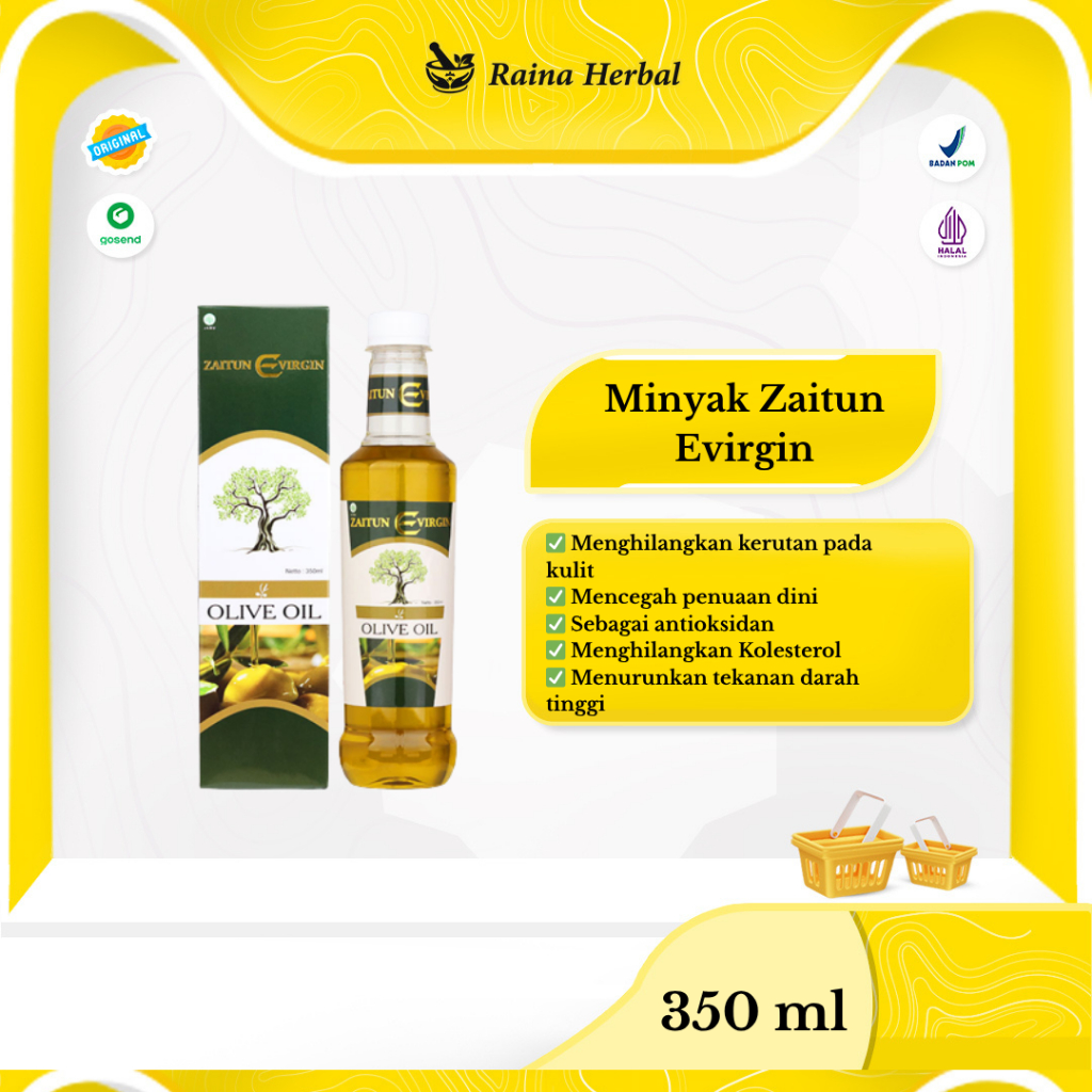 

Minyak Zaitun EVirgin Extra Virgin Olive Oil 350ml