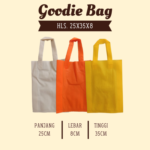 

Tas Spunbond Ekonomis HLS 25x35 souvenir & Hajatan Murah Berkualitas