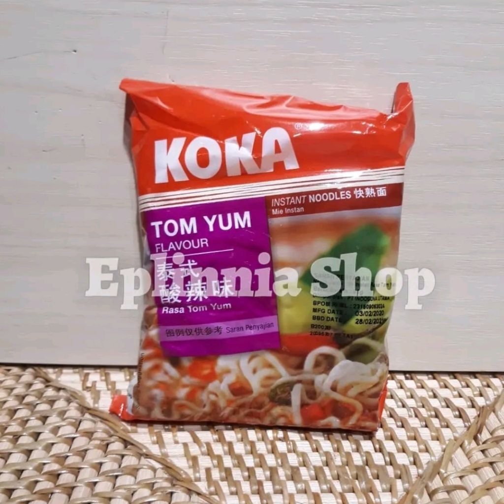 

Koka Tom Yum Flavour Instan Noodles 85 gr - Koka Mie Instan