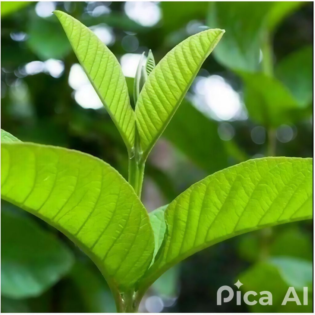 

DAUN JAMBU BIJI FRESH BANYAK MANFAAT PERLEMBAR