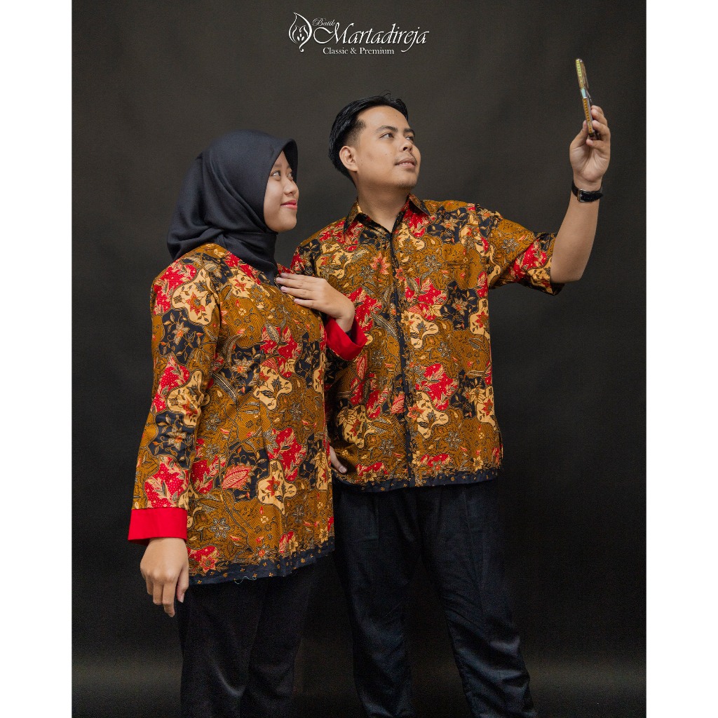 Martadireja - Sarimbit Batik Couple Kemeja Hem Blouse Bj917