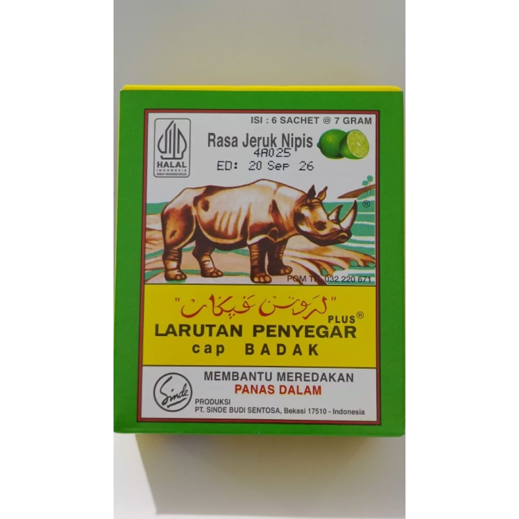 

Larutan Penyegar Cap Badak Rasa Jeruk Nipis